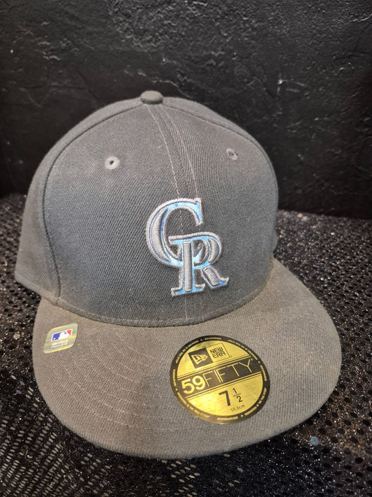 Colorado Rockies New Era Graphite Fathers Day 59 Fifty 7 1/2