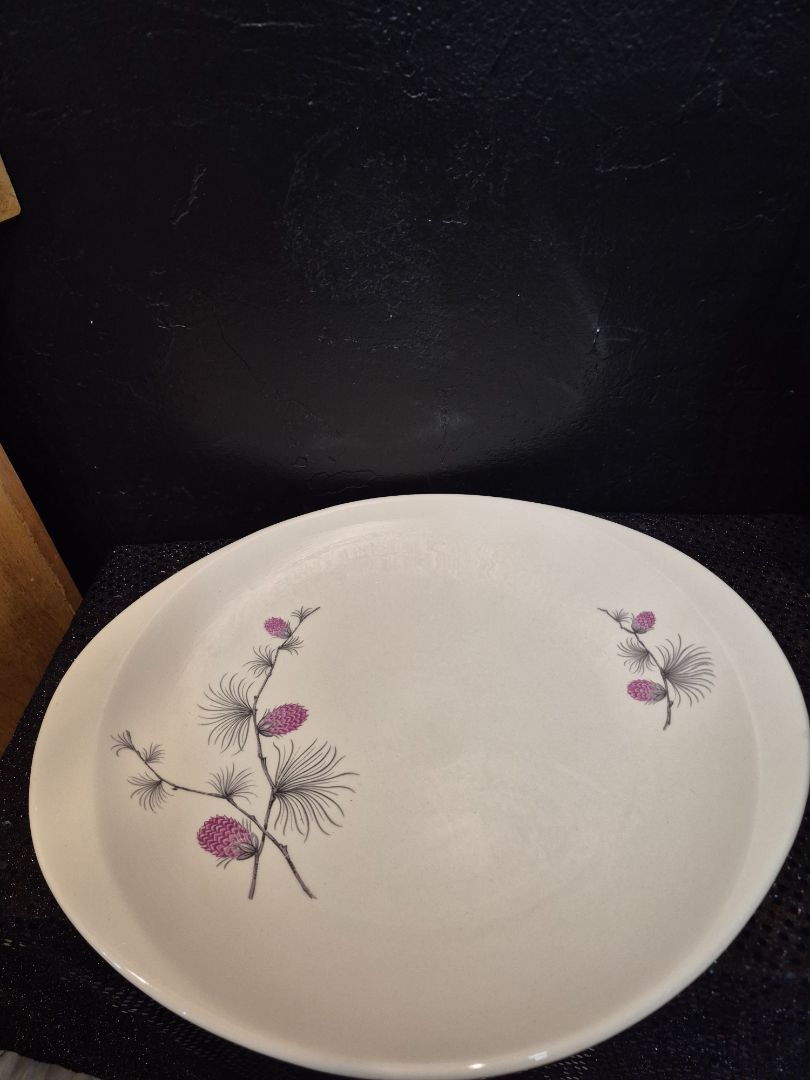 Canonsburg Pottery Wild Clover 14" Oval Platter