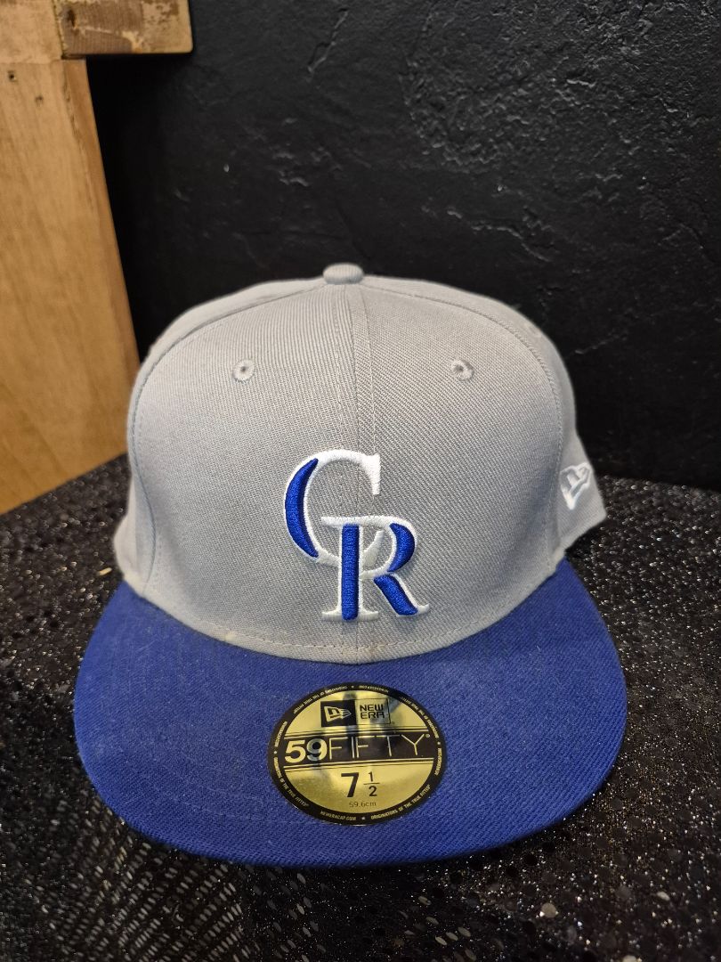 Colorado Rockies Grey/Blue 2 Toned 59 Fifty 7 1/2