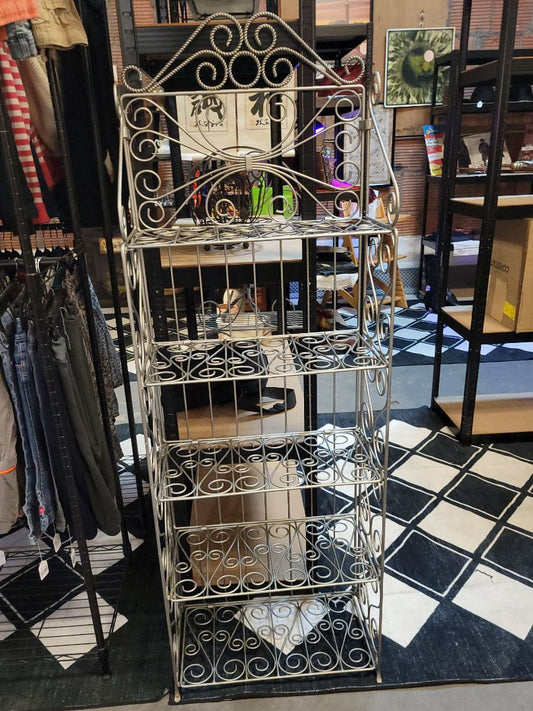 Silver  5 shelf Rack