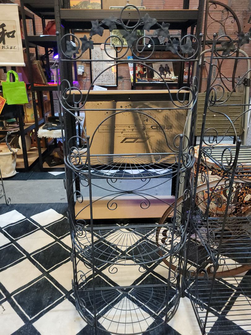 Blue Black  3 shelf Rack