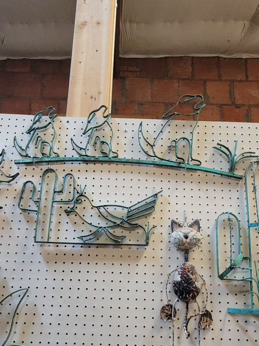 Green  Metal Southwest Wall Art