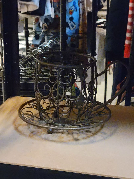 Brown  Tea Cup Plant Pot Holder