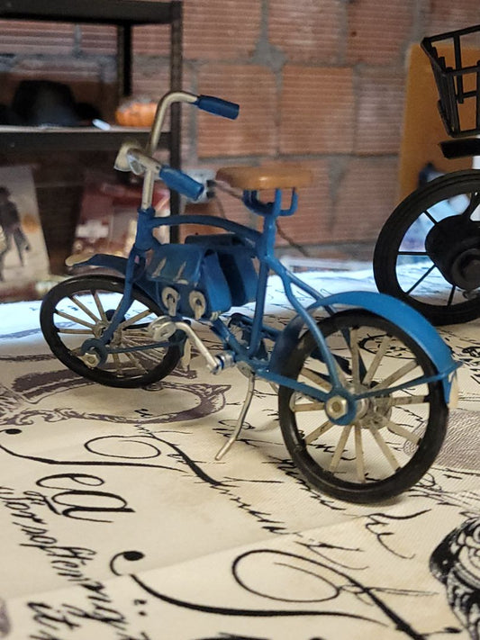 Blue  Bike Display, 7" Long