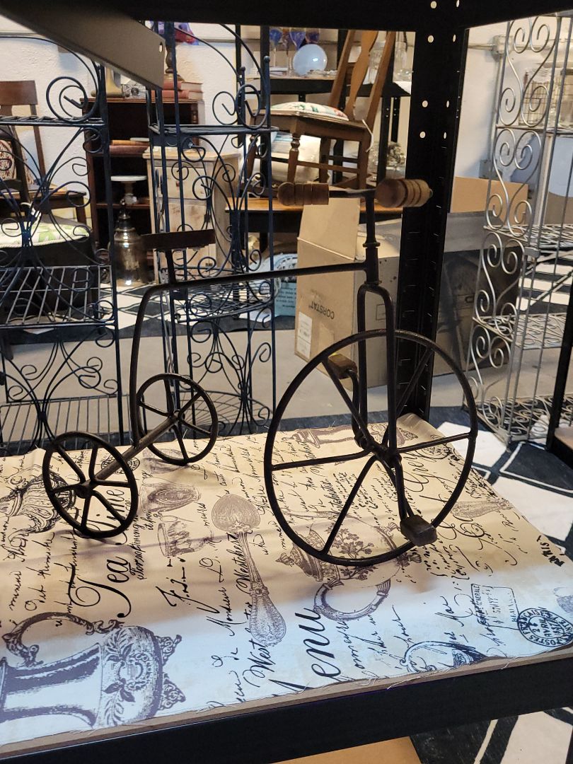 Black& Brown  Bicycle Display, 12"x16"