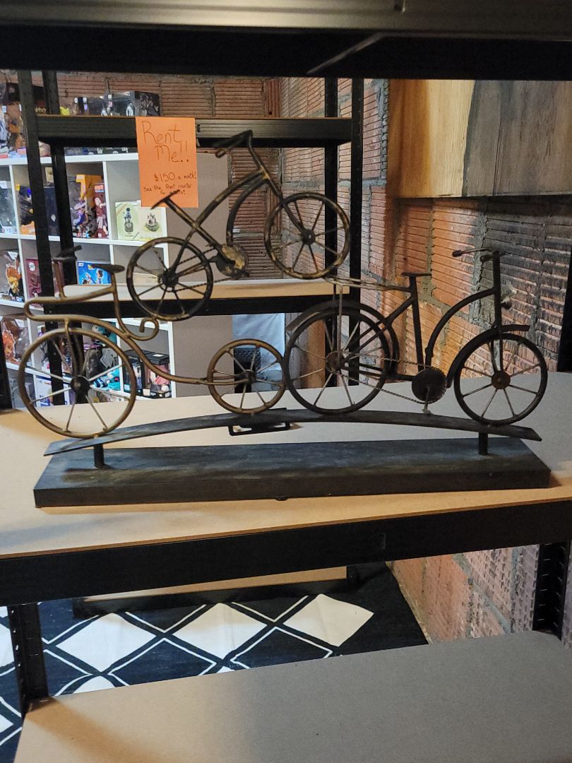 Brown  Bike Display, 15"x22"