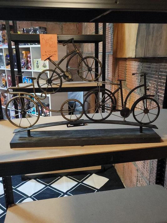 Brown  Bike Display, 15"x22"