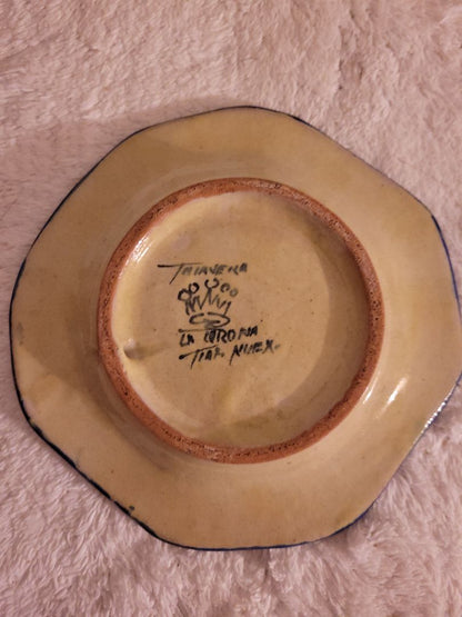 Muti-Color On Back Talavera Plate, 6"
