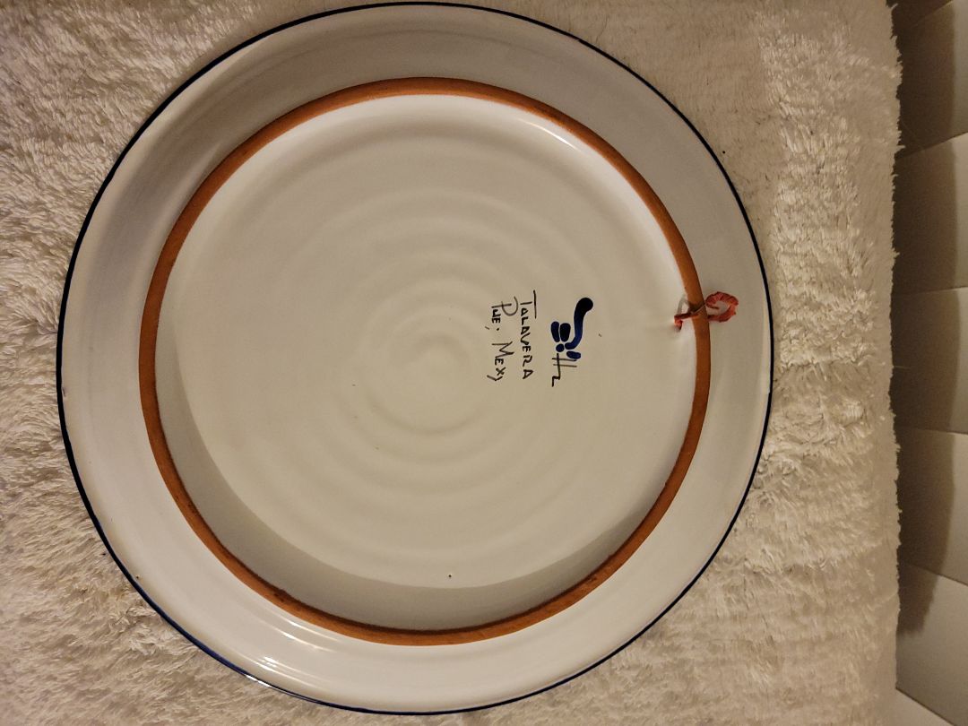 Muti-Color  Talavera Plate, 12"