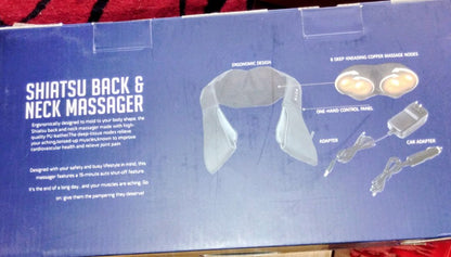 Black (Wht Box) Daily Life Shiatsu Back & Neck Massager