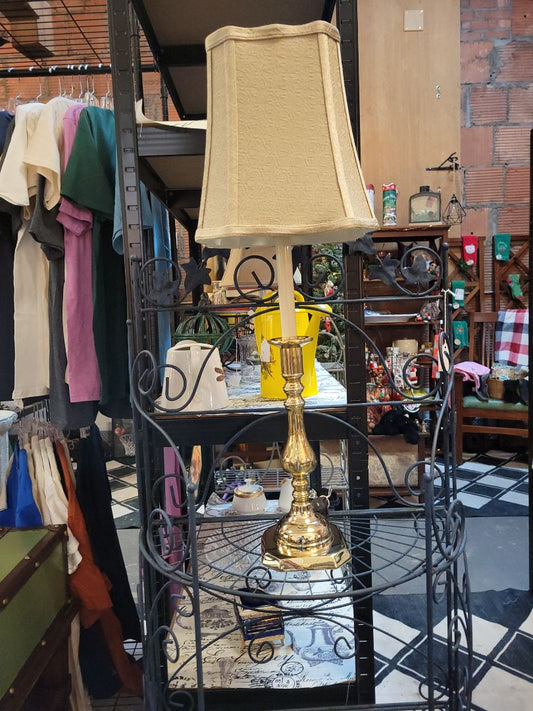 Brass  Candle Stick Lamp