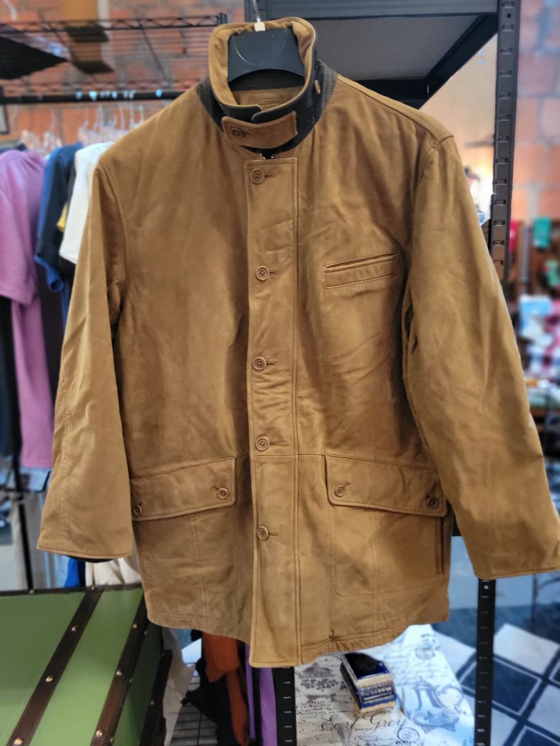 Brown Turnbarry Men's Jacket, Large