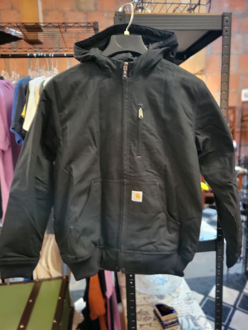 Black Carhart Men's Work Style Jacket, Medium