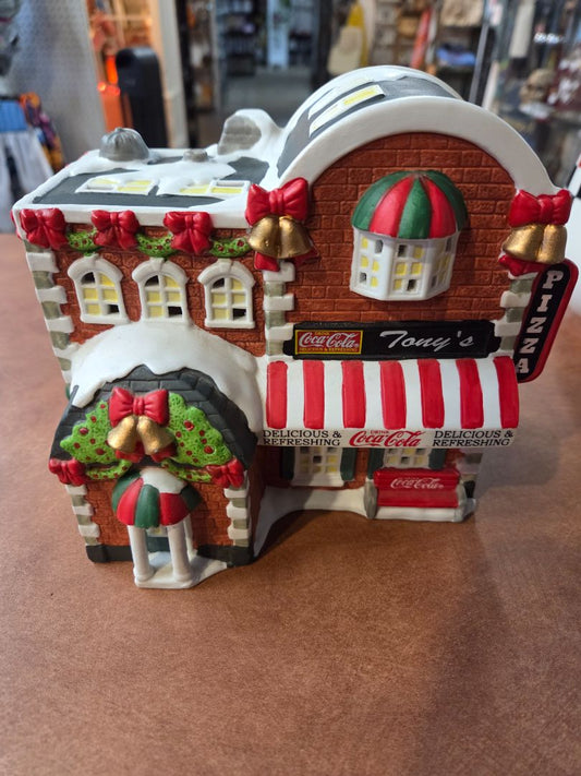 Vintage Coca Cola Town Square Collection Tonys Pizza