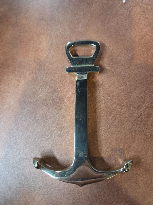 Vintage Brass Anchor Bottle Opener