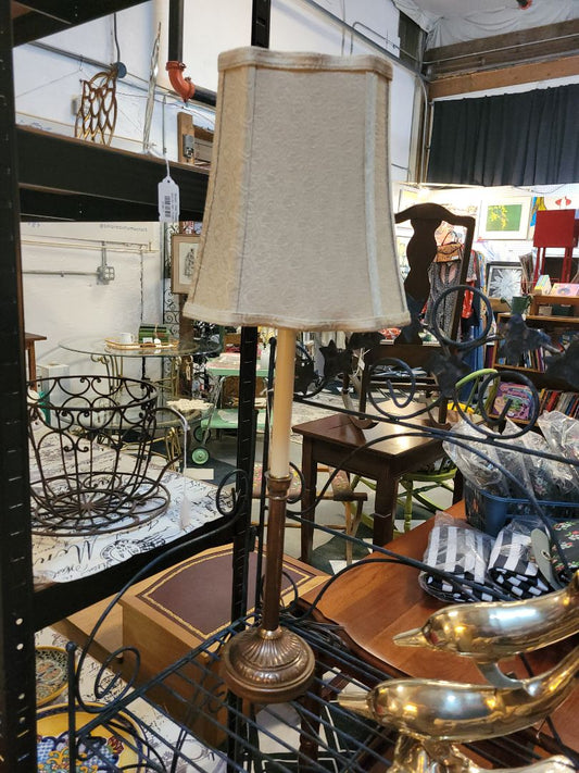 Bronze  Candle Stick Lamp