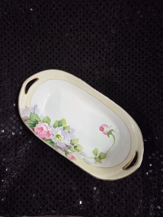 Antique Nippon Hand Painted Porcelain Bowl