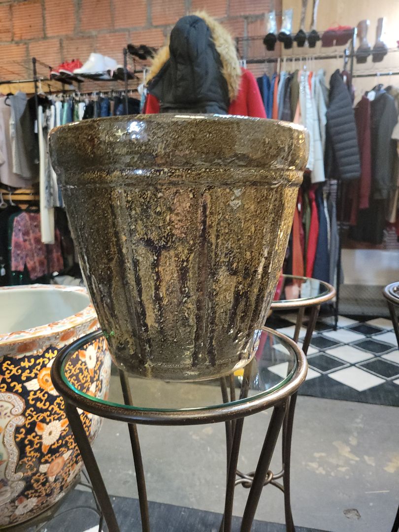 Brown  Flower Pot, 12"