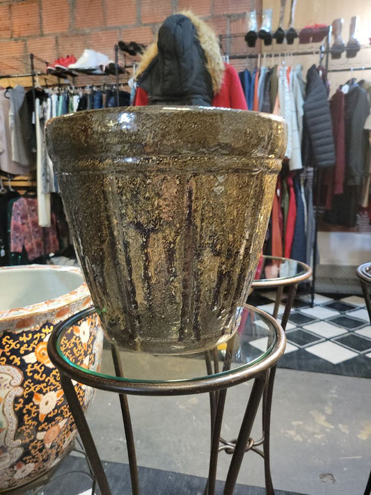Brown  Flower Pot, 12"