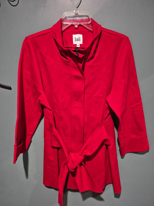 Luii Red Jacket Cardigan size Medium