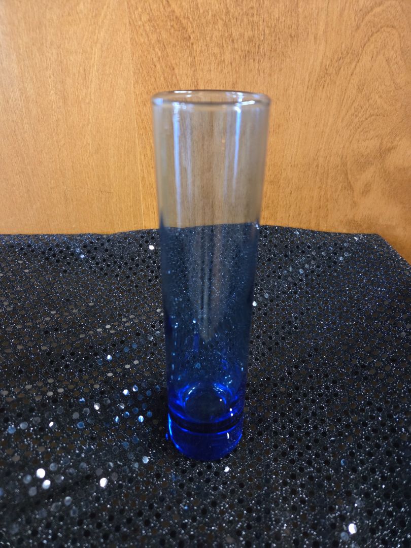 Vintage Cobalt Blue Cylinder Glass