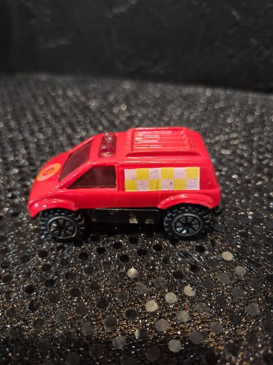 Fire Dept Checkered Van Diecast