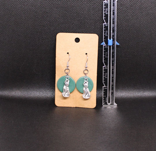 Designs by Raven Cat Silhouette Earrings