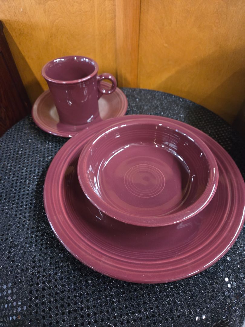 Fiesta "Clareta" very limited production 4 piece set