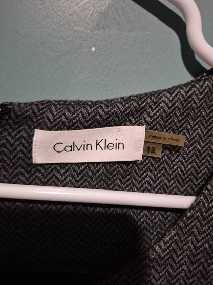 Charcoal Calvin Klein Dress, 12