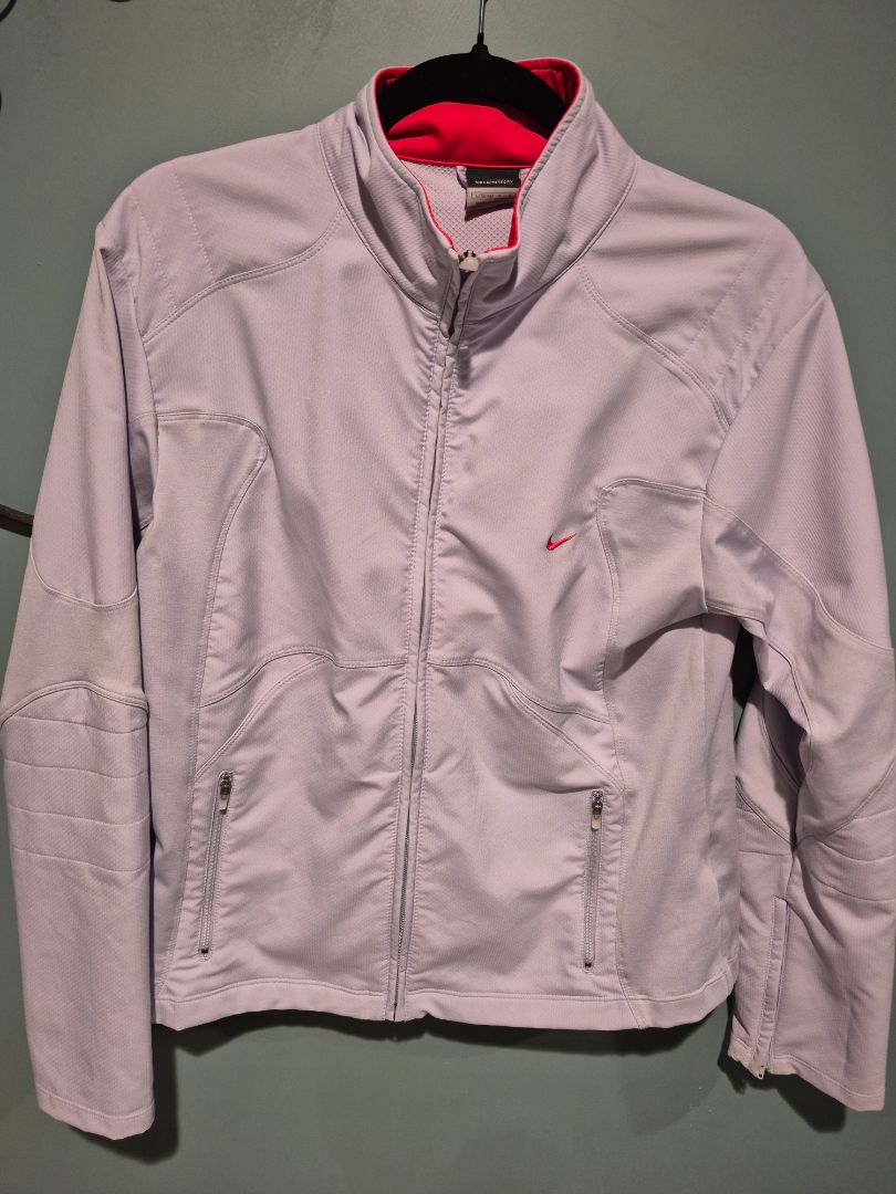 Nike Zippered Jacket, L, Lavender