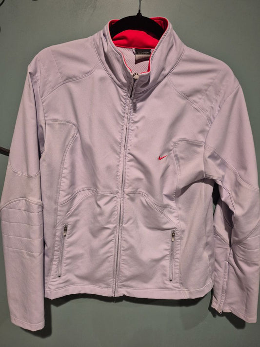 Nike Zippered Jacket, L, Lavender