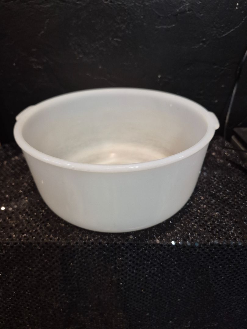 Vintage Glasbake Sunbeam Mixing Bowl for Mixer