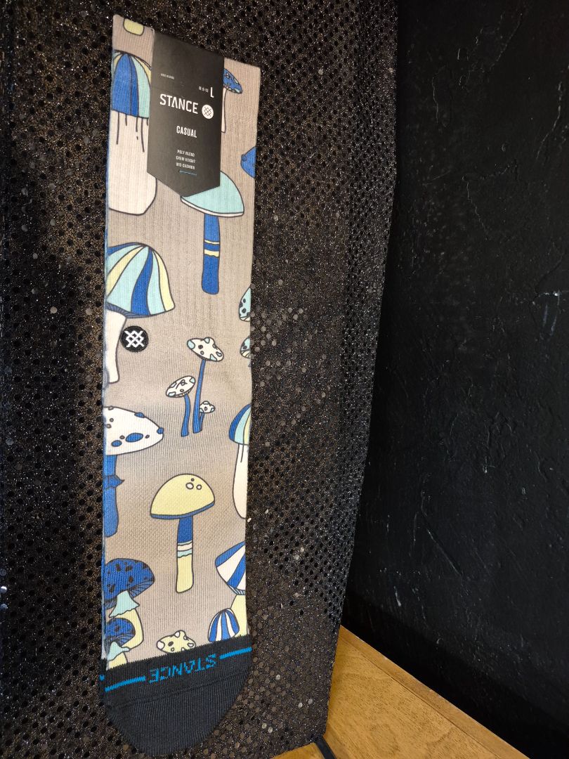 Stance Grey Mushroom Crew Socks