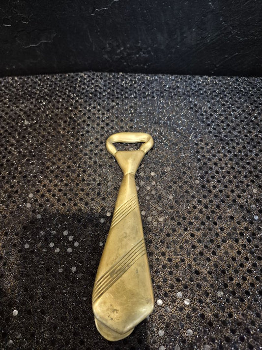 Brass Tie Bottle Opener