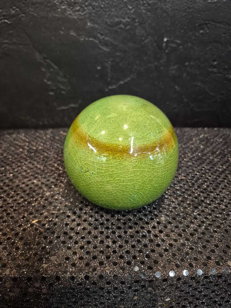 Decorative Green Ceramic Ball