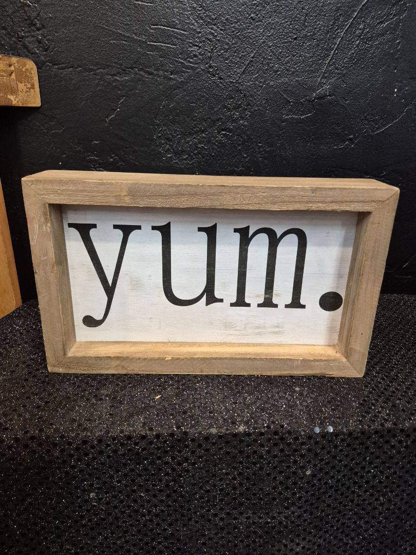 Hobby Lobby "Yum" Sign