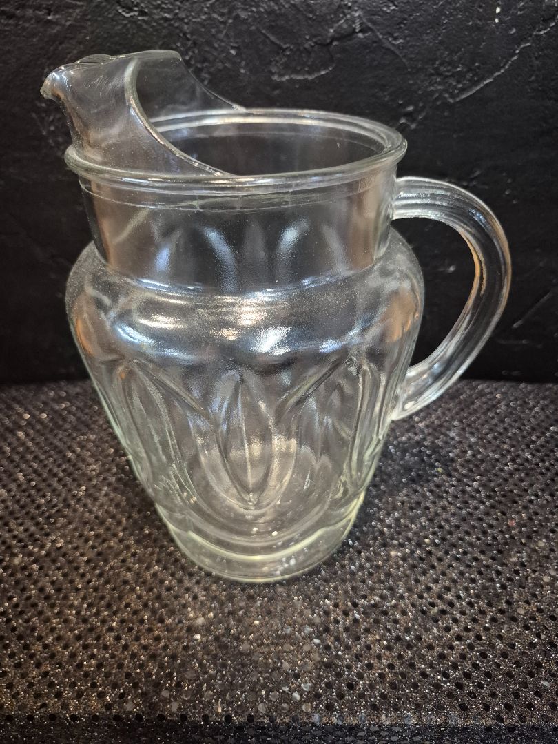 Vintage Federal Glass Pitcher