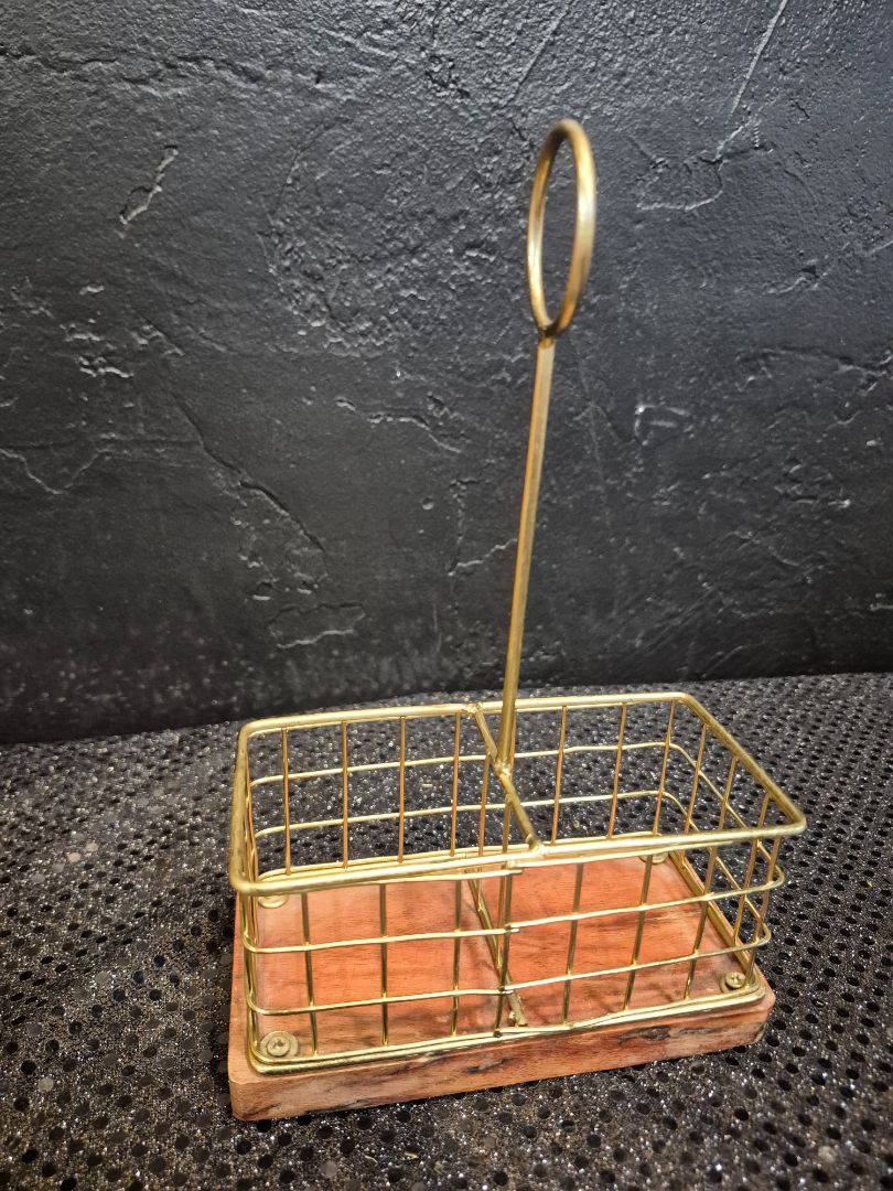 Wood and Metal Carrier