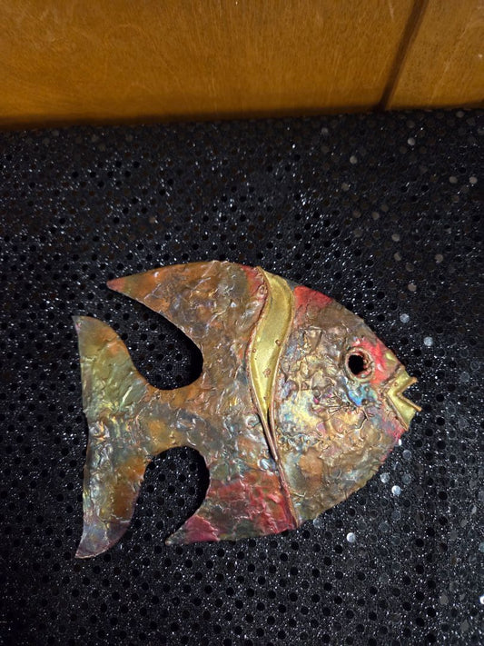 Home Decor Metal Fish Small