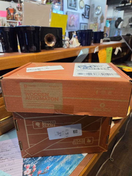 KiwiCo STEM " Make your own wooden Automaton"