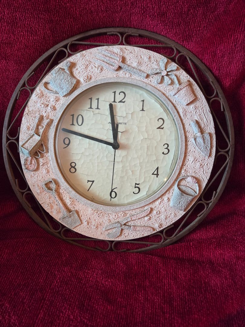 Light Blue, Beige, Lt Pink Acurite Acurite Garden Clock