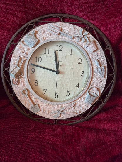 Light Blue, Beige, Lt Pink Acurite Acurite Garden Clock