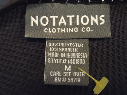 Black/Gliiter Notations Clothing Co. Dressy Women's Jacket, Medium