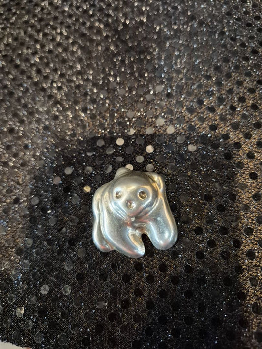 925 Panda Brooch