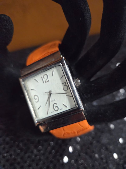 Watch Quartz Ladies Fashion Orange Band