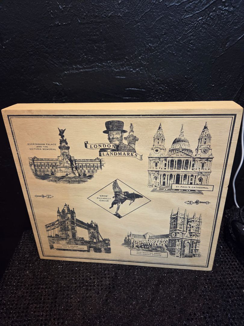London Landmarks Wooden Box