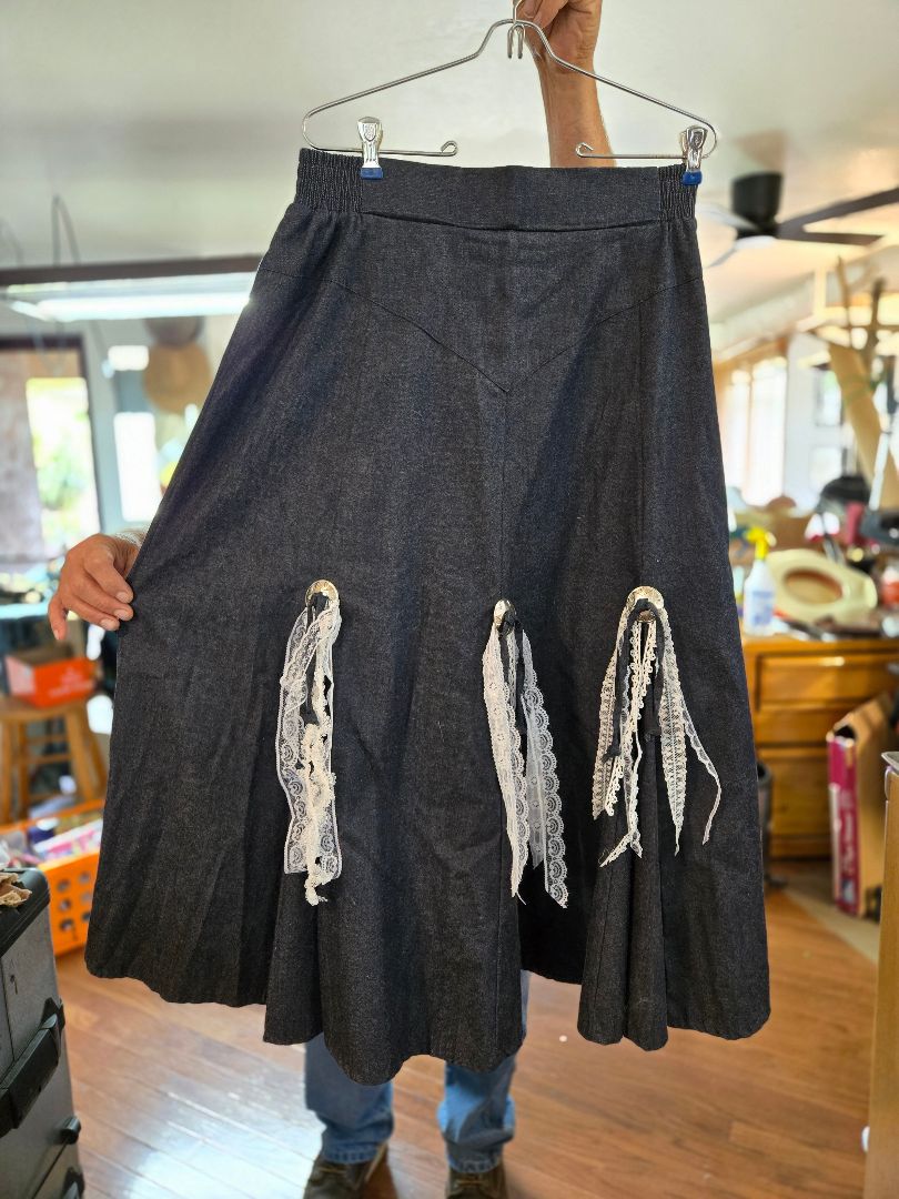 Denim Skirt- Western