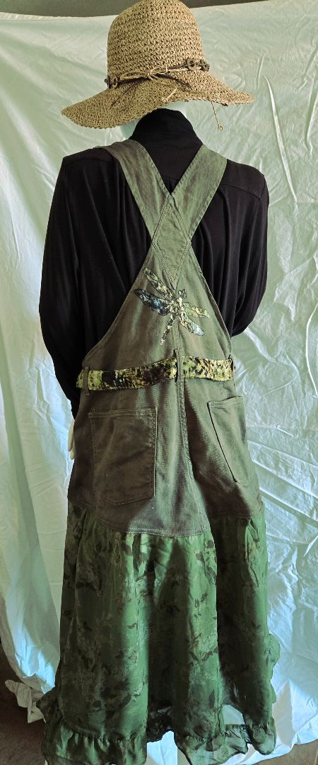 Overall Dress Green
