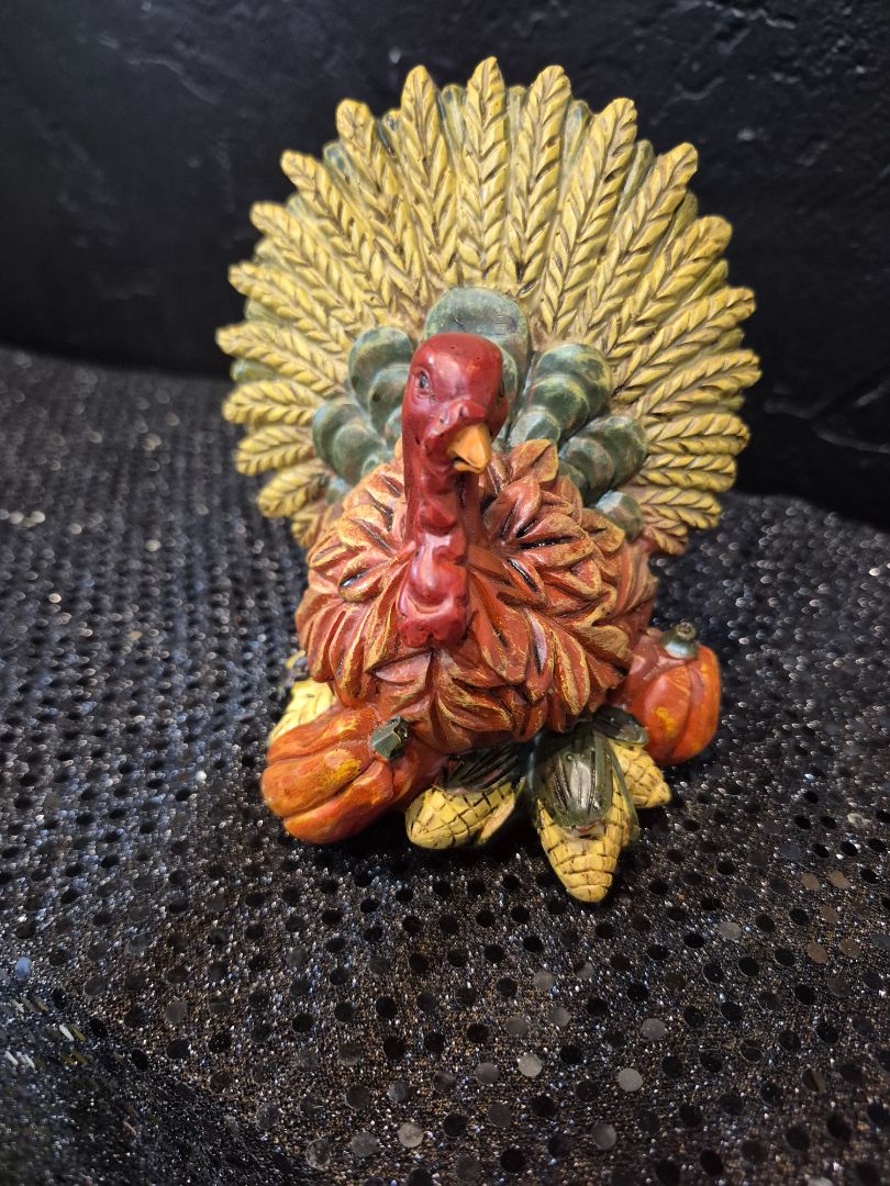Thanksgiving Turkey Figure Fall Table Decor