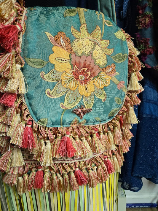 Shoulder Bag Tea and Peach Boho